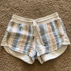 Athleta Striped Linen Short